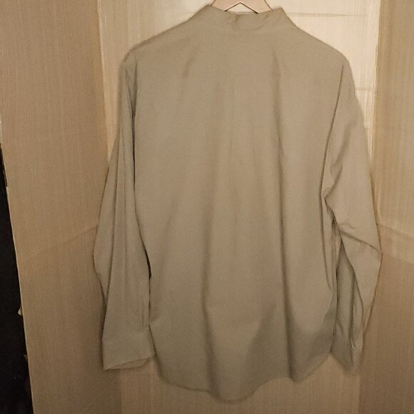Tommy Hilfiger Mens Khaki Heavyweight Button Down XL - Picture 2 of 6